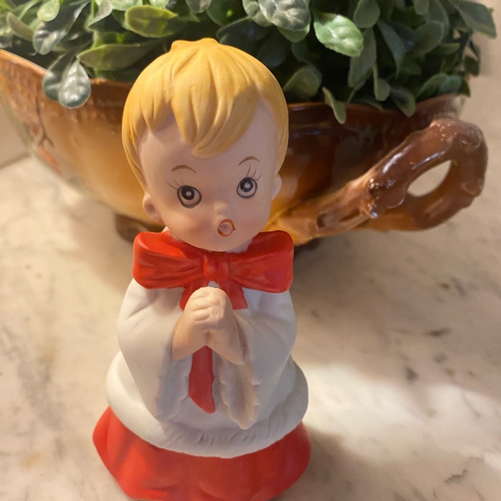 Vintage Christmas choir boy